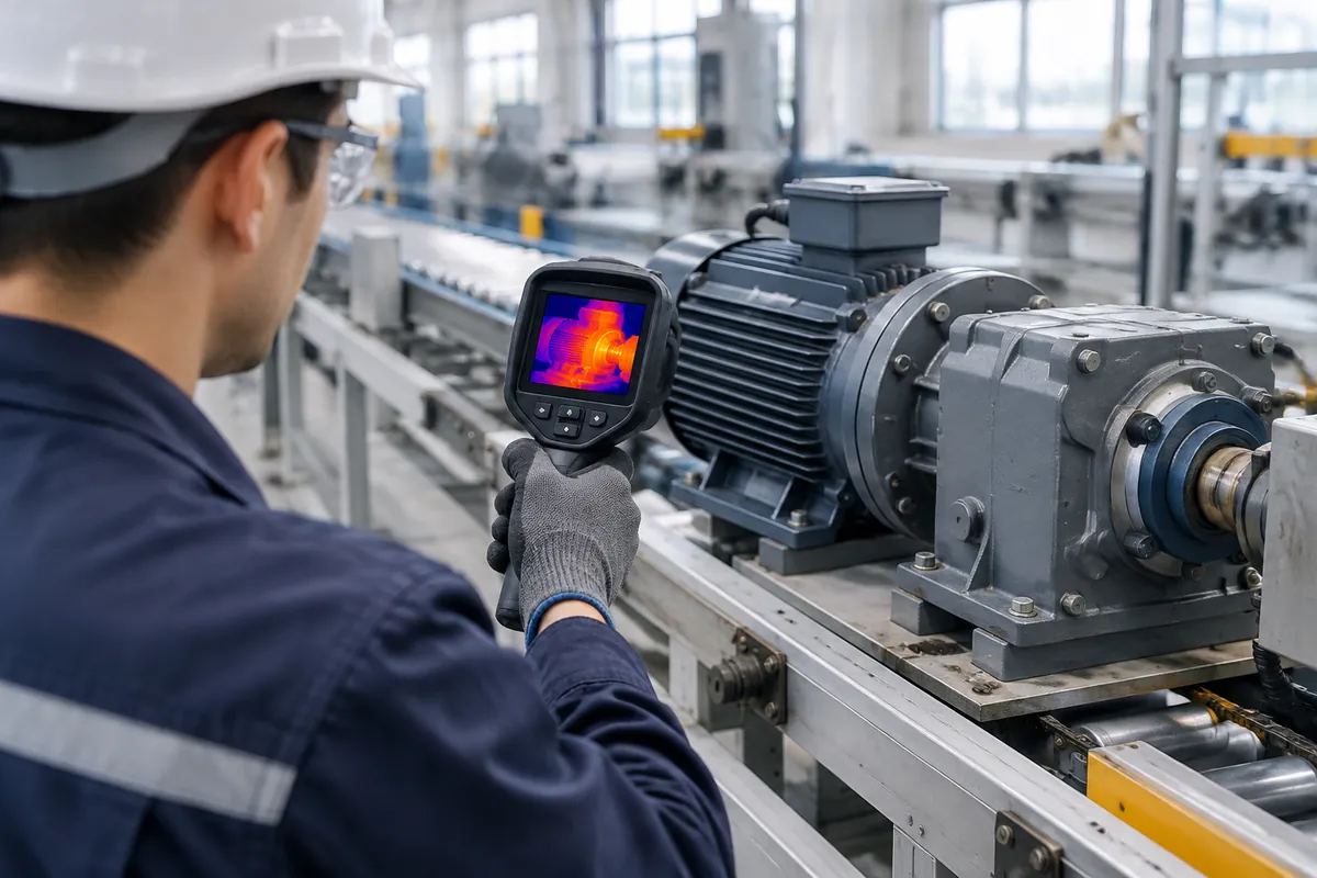 Industrial inspection thermal imaging